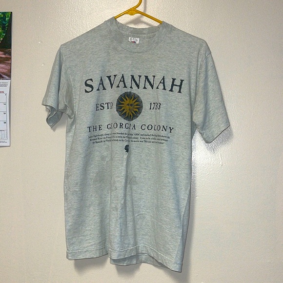 Savannah the Georgia colony established 1733 shirt - Picture 1 of 8